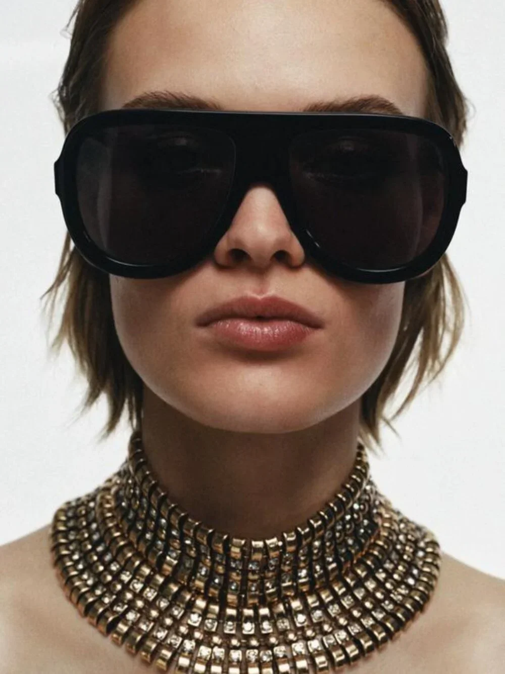 ❣️PRICE FIRM❣️ ZARA MAXI METAL PIECES CHOKER NECKLACE